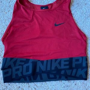 Nike crop tank top